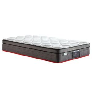 kingston slumber mattress king single size bed euro top pocket spring bedding foam 34cm v219 furbedknga2ks