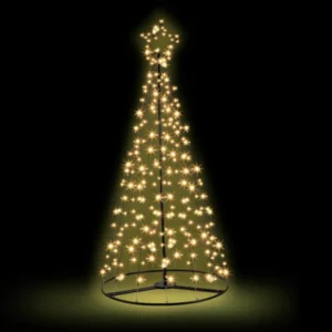 2.1m christmas tree led solar warm jingle jollys xmas fairy solar 7ft warm